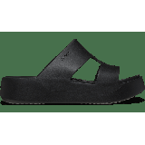 Crocs Black Getaway Platform H-Strap Shoes