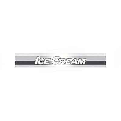 True 883666 Ice Cream Sign for GDM49DT & GDM49F, Black | True Refrigeration