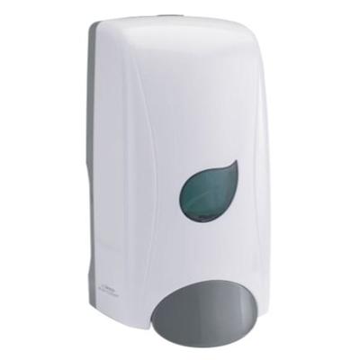 Winco SDMF-1W Pur-Clean 35 oz Wall Mount Manual Foam Soap Dispenser, White