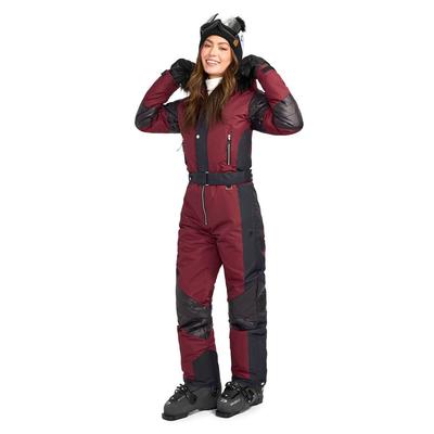 Women's Burgundy Blizzard Ski Suit