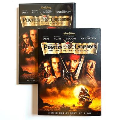 Disney Media | 3 For $13! Pirates Of The Caribbean Dvd | Color: Black/Red | Size: Os