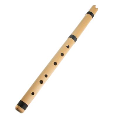 Andean Tradition,\'Traditional Flute in Natural Cane from Peru (19.5 in.)\'