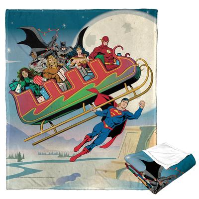 Wb Dc Justice League Super Sleigh Silk Touch Throw by The Northwest in O