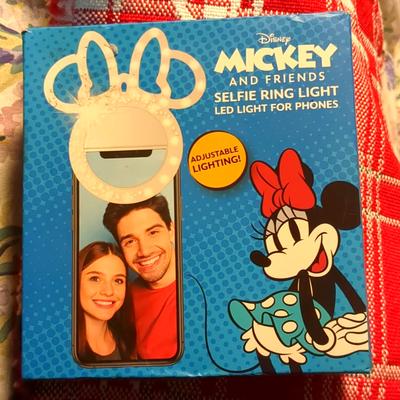 Disney Cameras, Photo & Video | Disney Mickey And Minnie Mouse Selfie Ring Light(Last Chance) | Color: White | Size: Os