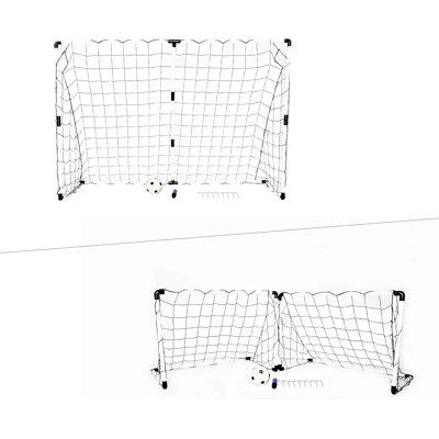Sport Squad 2-in-1 Dual Use Soccer Goal Plastic in Gray | 32 H x 5 W x 3.5 D in | Wayfair SSS1011