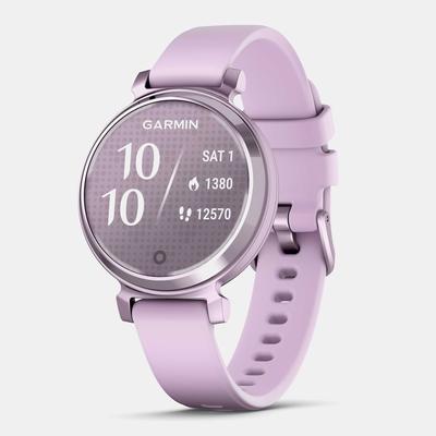 Garmin Lily 2 Silicone Band Heart Rate Monitors Metallic Lilac with Lilac Silicone Band