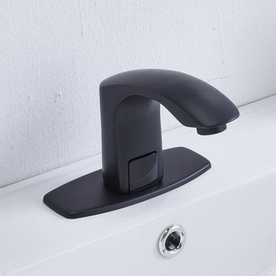 shaco Centerset Touch Free Sensor Bathroom Faucet in Black | 6.3 H in | Wayfair SH-YH1631B
