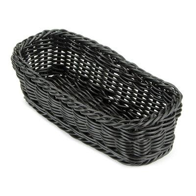 Bay Isle Home™ Allexys Poly Cord Polyweave Basket - Rectangular in Black | 4.75 W in | Wayfair F06727EB374449418B2C616F321DB4A1