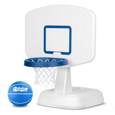 GoSports Splash Hoop Classic Swimming Pool Basketball Game - Blue Rubber in White | 33.1 H x 28 W x 31.5 D in | Wayfair BB-SH-CLASSIC-WHITE