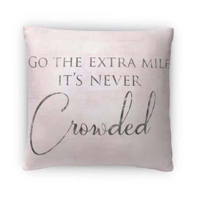 KAVKA DESIGNS Never Crowded Throw Pillow Polyester/Polyfill | 18 H x 18 W x 4 D in | Wayfair FPL-BS18-18x18-TEL133