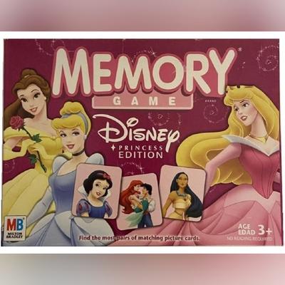 Disney Games | Euc Vintage Disney Princesses 2004 Edition Memory Game | Color: Red/White | Size: Os