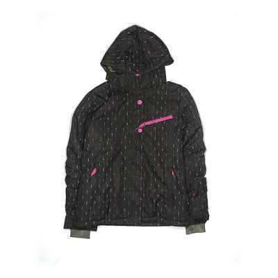 Firefly Denim Snow Jacket: Black Sporting & Activewear - Kids Girl's Size Medium