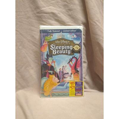 Disney Media | Disney Sleeping Beauty Vhs Limited Edition Masterpiece Collection Factory Sealed | Color: Blue | Size: Os
