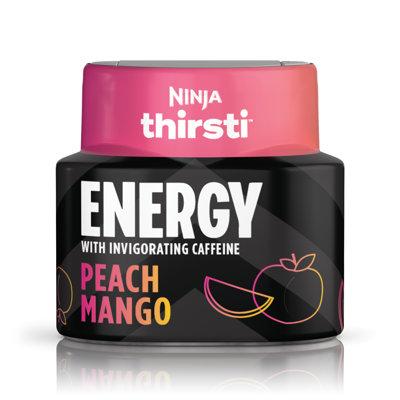 Ninja Thirsti Energy Peach Mango Flavored Water Drops (sweetened) in Brown | 2.24 H x 1.6 W x 2.4 D in | Wayfair WCFPCMG1