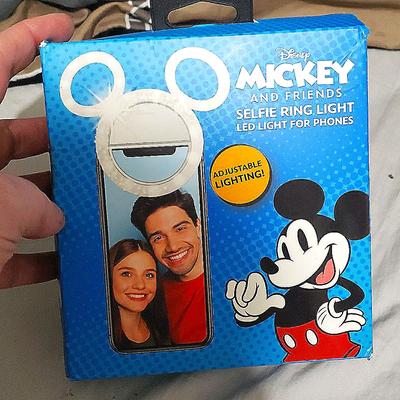 Disney Cameras, Photo & Video | Mikey Mouse Ring Light | Color: Silver/White | Size: Os