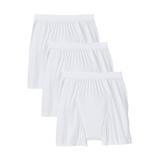 Men's Big & Tall Leakproof boxers 3-pack by KingSize in White (Size 3XL)