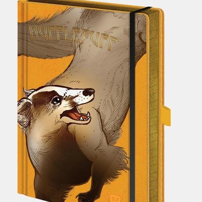 Harry Potter Intricate Houses Hufflepuff Notebook - Orange/Brown, A5 - A5