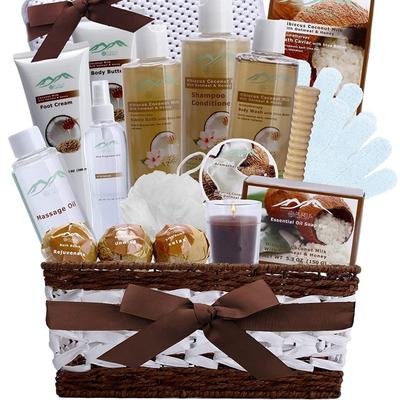 Pure Parker Hibiscus & Coconut Milk Bath & Body Spa Gift Basket