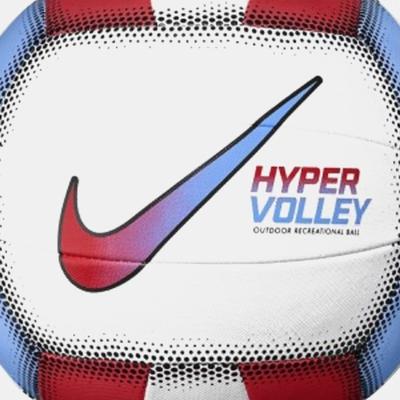 Nike Hypervolley Volleyball - White/Red/Blue - 5 - 5