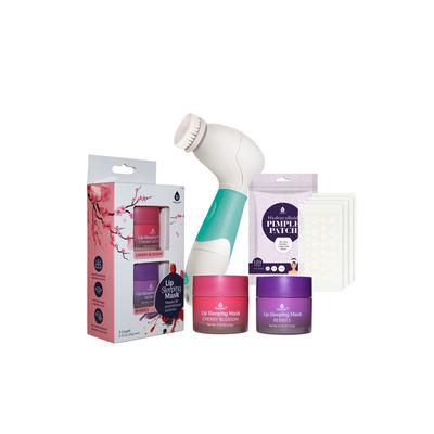 Plus Size Women's Ultimate Skincare Bundle: Lip Care, Acne Solution, And Advanced Cleansing by Roamans in O