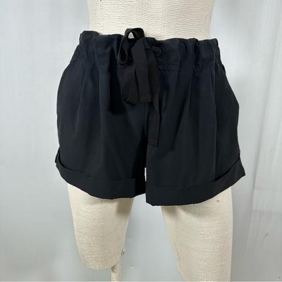 Lululemon Athletica Shorts | Lululemon Black Cuffed Shorts Sz 8 | Color: Black | Size: 8