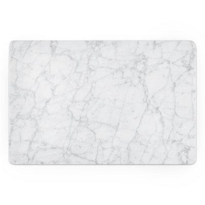 Yew & Tulip Carrara Natural Marble Cutting Board 16"X10" Marble | 15.55 H x 10 W x 0.55 D in | Wayfair YZT-0008-White-S