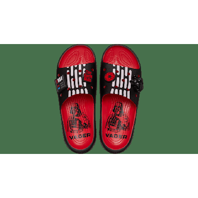 Crocs Varsity Red Star Wars Darth Vader Classic Slide Shoes