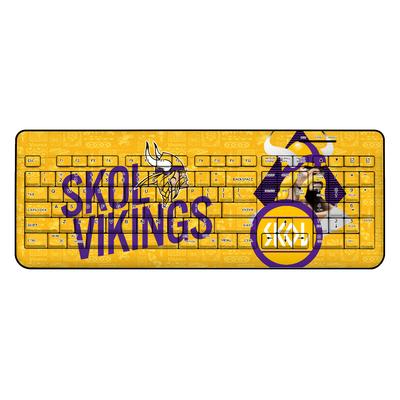 Minnesota Vikings 2024 Illustrated Limited Edition Wireless Keyboard