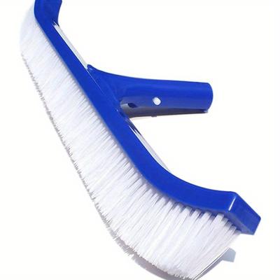 1pc 18-inch Blue Swimming Pool Brush Handle Cleaning Brush Pool Wall Brush Swimming Cleaning Tool Cleaning Equipment