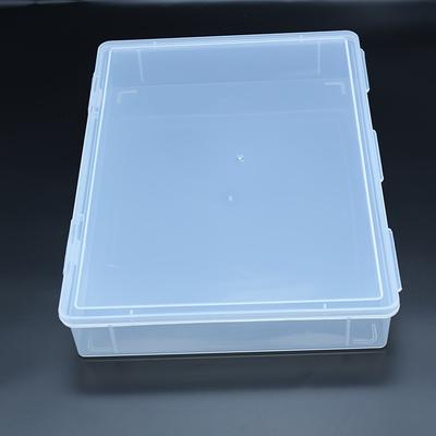 1pc Big Stackable Plastic Storage Box Organizer For Paper Contract,paper Data,credentials