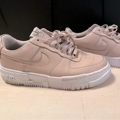 Nike Shoes | Air Force Ones Nike Af1 Sneakers - Pink White Women’s 9 | Color: Pink/White | Size: 9