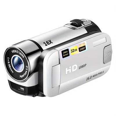 Outdoor & Home Small Digital Camera Camera Digital Camera, Hd Dv90 Camera, 16x Digital Zoom 1080p Video Recorder, Suitable For Portrait Photo Camera, Life Recording, Camping, Fishing, Gifts!